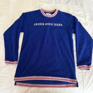 Vintage Calvin Klein Jeans Blue Sweater